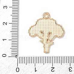 合金エナメルチャーム  花のチャーム  ゴールドカラー  ピンク  25x21x2mm  穴：1.8mm&nbsp;ENAM-I089-02G-07