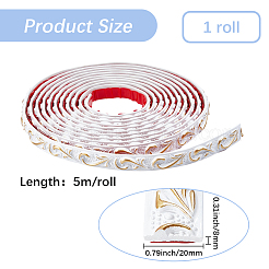 PVC Self-Adhesive Flexible Molding Trim&nbsp;STIC-WH20004-06A