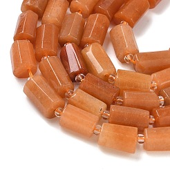 Natural Red Aventurine Beads Strands&nbsp;GG-CBA6A1F-A01-8X12MM
