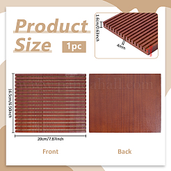 Pine Wood Ruler Slotted Display Stands&nbsp;ODIS-WH0038-330A-01