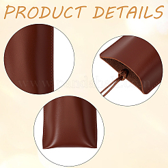 2Pcs 2 Colors PU Leather Glasses Storage Bags&nbsp;ABAG-CN0001-76