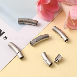 304 Stainless Steel Bayonet Clasps&nbsp;LS-STAS-C041-01