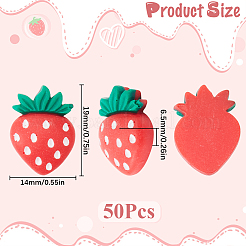 50Pcs Opaque Resin Decoden Cabochons&nbsp;RESI-SC0005-70