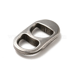 変色しない304ステンレススチール製リンクリング  オーバル  ステンレス鋼色  18x10x3mm  内径：6x5~6mm&nbsp;STAS-I694-30P