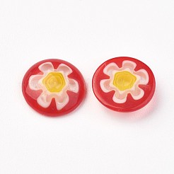 Handmade Millefiori Glass Cabochons&nbsp;LAMP-G123-M
