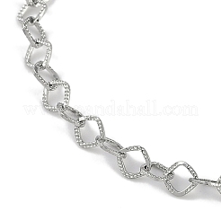 304 Stainless Steel Link Chains Bracelets for Women&nbsp;BJEW-G725-09P