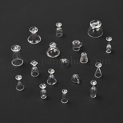 17Pcs Transparent Plastic Food Play Cup Set&nbsp;AJEW-K030-08