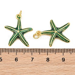 Brass Enamel Pendants&nbsp;KK-CBACBC6-05G