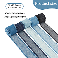 5Pcs 5 Colors Cotton Ribbon&nbsp;OCOR-CY0004-88