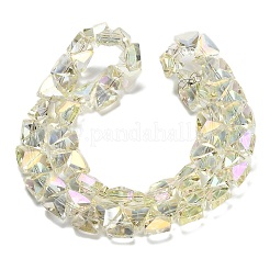 Electroplate Glass Beads Strands&nbsp;EGLA-P066-02A-FR01