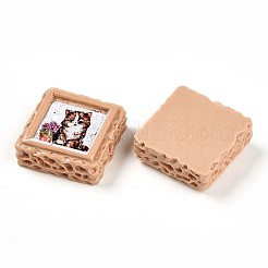 Opaque Resin Decoden Cabochons&nbsp;RESI-N039-130