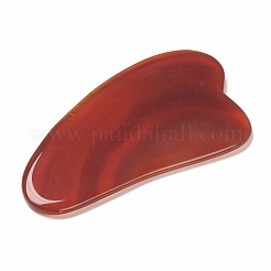 Dyed & Heated Natural Agate Gua Sha Boards&nbsp;AJEW-H112-01