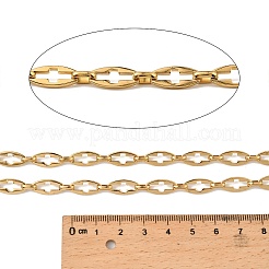 304 Stainless Steel Oval with Cross Link Chains&nbsp;CHS-F022-08G