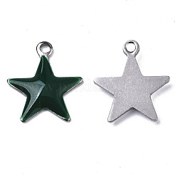 201 Stainless Steel Enamel Charms&nbsp;STAS-N088-14D