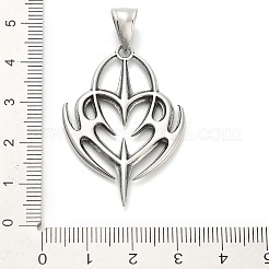 316 Surgical Stainless Steel Pendants&nbsp;STAS-A123-15AS