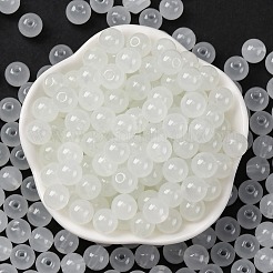Imitation Jade Glass Seed Beads&nbsp;SEED-Z004-J8MM-05