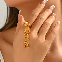 Geometric Cone Vintage Cuff Rings&nbsp;LZ3354
