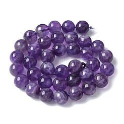 Natural Amethyst Beads Strands&nbsp;G-R446-10mm-21-A
