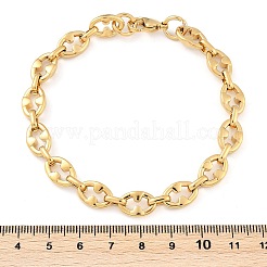 304 Stainless Steel Oval Link Chain Bracelets for Women Men&nbsp;BJEW-F488-48A-G