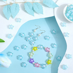 120Pcs Transparent Acrylic Beads&nbsp;TACR-SP0001-11C
