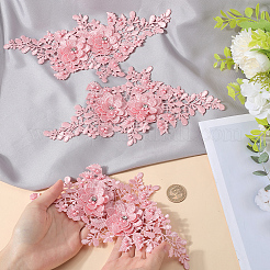 Polyester Embroidery Sequin Costume Accessories&nbsp;DIY-WH20025-016C