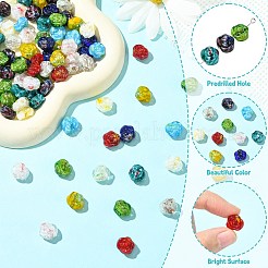 100Pcs 10 Colors Handmade Lampwork Beads&nbsp;LAMP-CJ0002-36