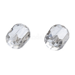 透明ガラスビーズ  混合図形  濃いグレー  7~10x7~10x5~9.5mm  穴：1~1.5mm&nbsp;EGLA-N002-49-A03