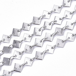 Tarnish Resistant 304 Stainless Steel Link Chains&nbsp;CHS-S006-JN948-1