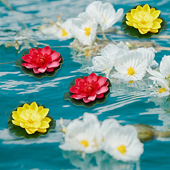 16Pcs 8 Colors EVA Artificial Lotus&nbsp;DIY-FH0010-33