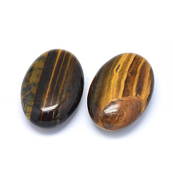 Natural Tiger Eye Healing Massage Palm Stones&nbsp;G-P415-63
