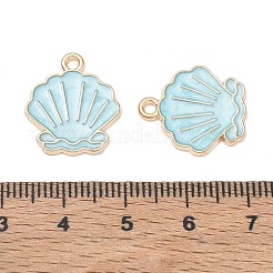 Alloy Enamel Pendants&nbsp;AL-CBAE435-16G-05