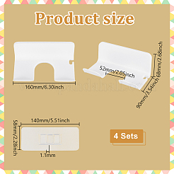 PP Plastic Bathroom Shelves&nbsp;DIY-WH0888-564A