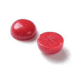 Synthetic Coral Cabochons&nbsp;G-F501-03-2mm
