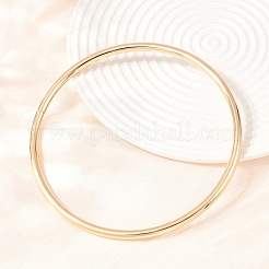 鉄の袋のハンドル  リング  バッグ交換用アクセサリー  ライトゴールド  11x0.45cm  内径：10のCM  2個/セット&nbsp;X-PURS-PW0001-365B-LG