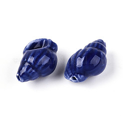 Handmade Printed Porcelain Beads&nbsp;PORC-T133-01A-01