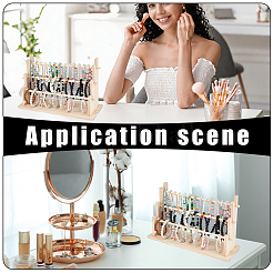 3-Tier Wood Bracelet Organizer Display Stands&nbsp;ODIS-WH0043-316