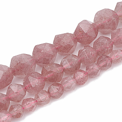 Natural Strawberry Quartz Beads Strands&nbsp;G-S332-6mm-006