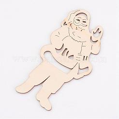 Undyed Wooden Pendants&nbsp;WOOD-K005-18