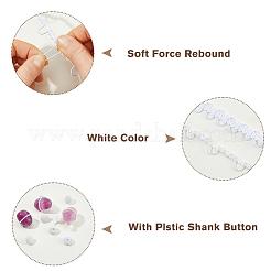 Polyester Button Loop Elastic Lace Ribbon&nbsp;OCOR-HS0001-13B