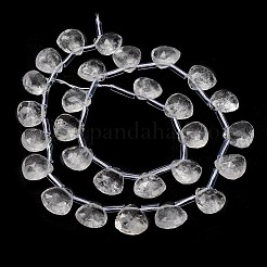 Natural Quartz Crystal Beads Strands&nbsp;G-C292-A03-01