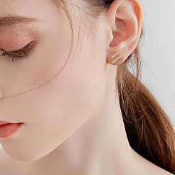 6 Sets 2 Colors Alloy Stick Stud Earrings for Women&nbsp;EJEW-GO0007-007