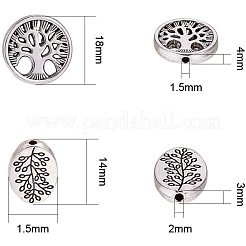 Tibetan Style Alloy Beads&nbsp;PH-TIBEB-G010-03AS