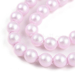 Baking Paint Pearlized Glass Pearl Bead Strands&nbsp;HY-N002-3mm-C03
