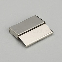 Zinc Alloy Ribbon Crimp Ends&nbsp;FIND-WH0126-13F-P