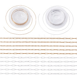 10M 2 Colors Ion Plating(IP) 304 Stainless Steel Chains&nbsp;CHS-TA0001-59