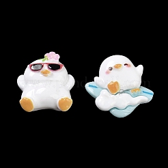 Cute Opaque Resin Cabochons&nbsp;RESI-E052-01