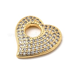 Brass Micro Pave Cubic Zirconia Pendants&nbsp;KK-I360-042G