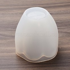 花のDIYキャンドル作り  レジン型  UVレジン用  エポキシ樹脂工芸品作り  ホワイト  79.5x81x84.5mm  内径：40.5mm&nbsp;SIMO-M045-02