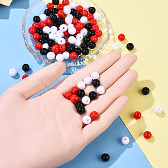 30G 3 Colors Opaque Acrylic Beads&nbsp;MACR-YW0003-44A