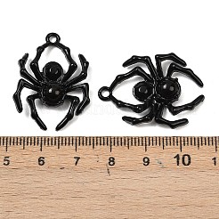 合金ペンダント  クモ  ブラック  31x23x6.5mm  穴：2mm&nbsp;FIND-Z104-01EB